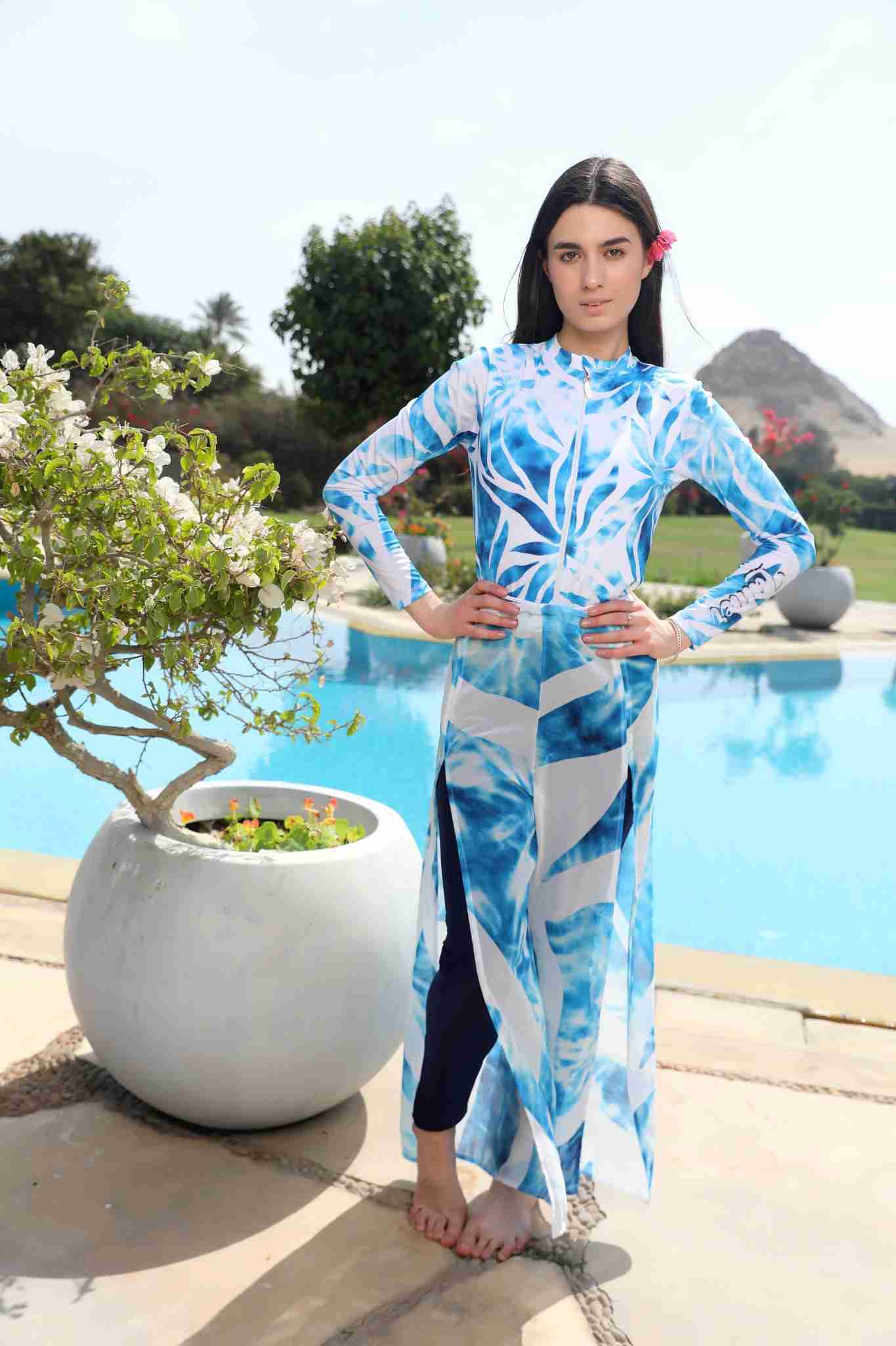مايوه Tobay | Azure Wave Swimsuit