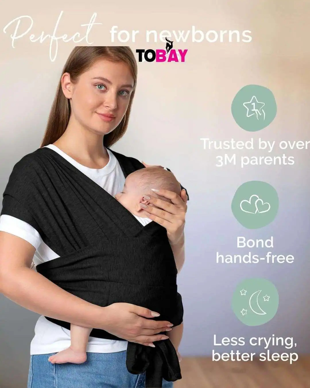 حماله الطفل Tobay | Baby Wrap