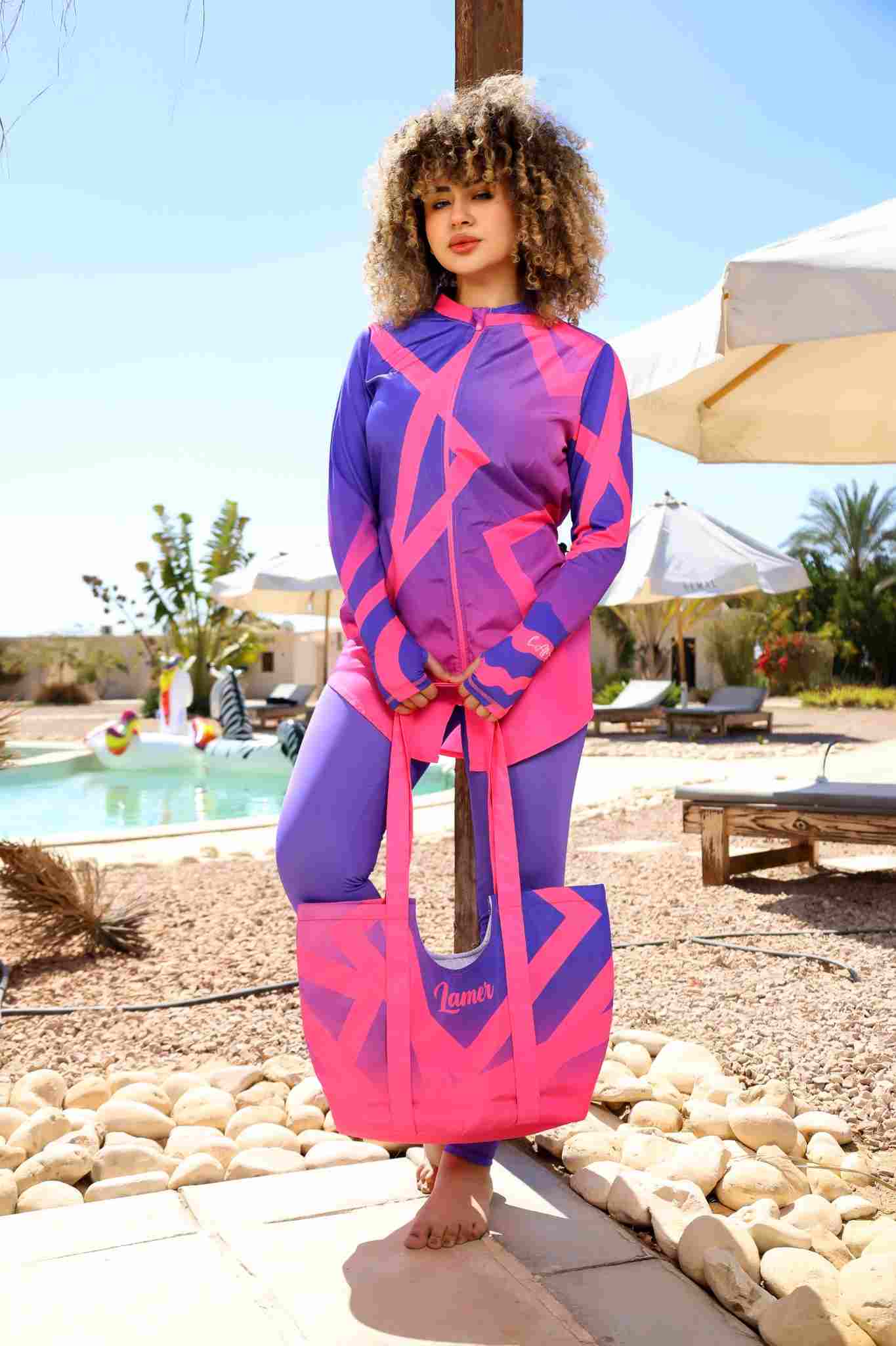 مايوه hot pink جرئ و عصري | Tobay