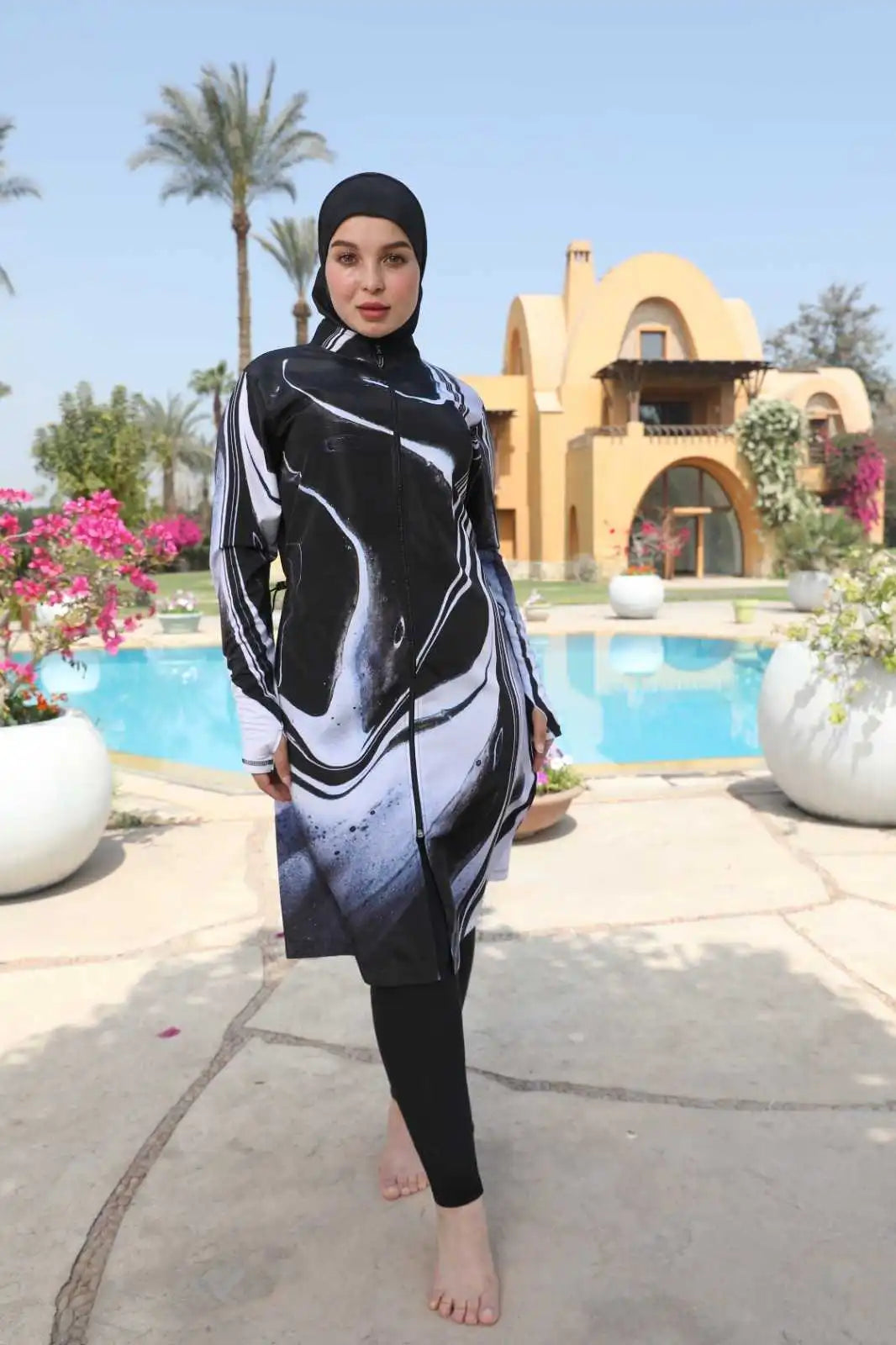 مايوه Tobay | Black Marble